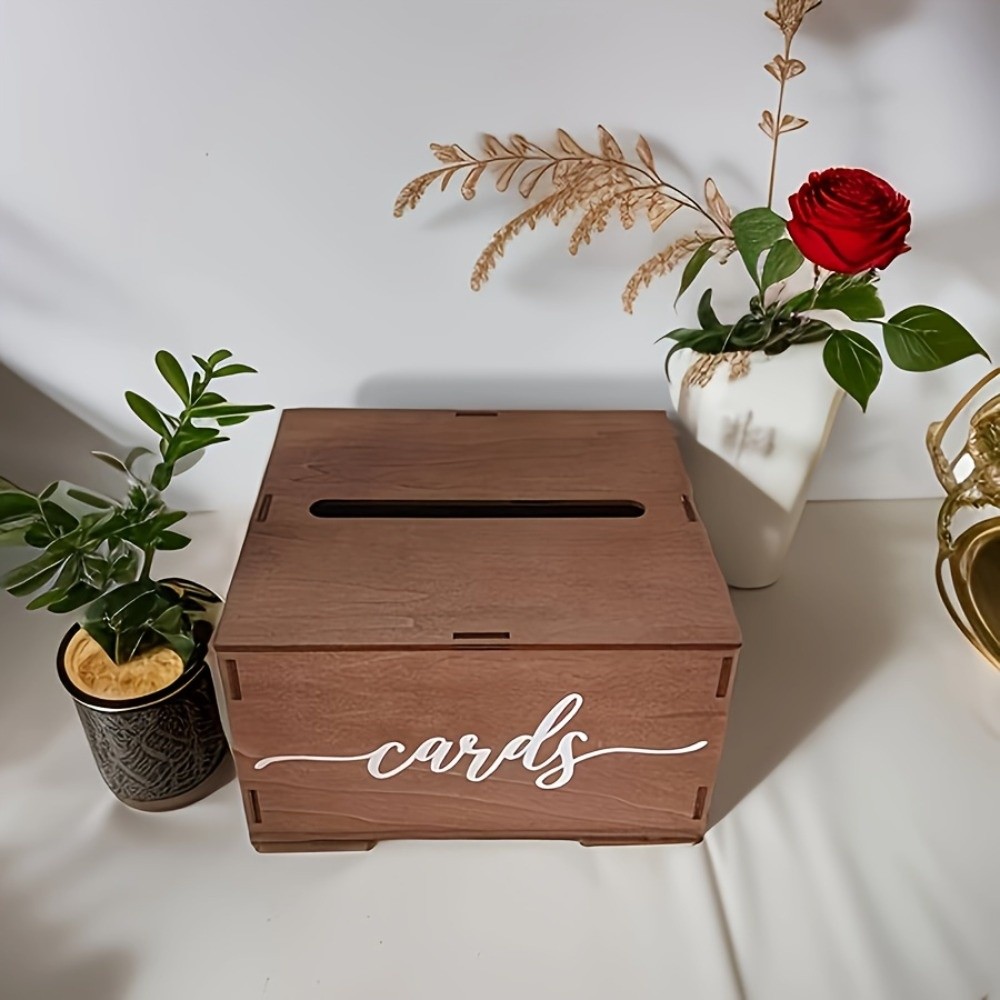 New Wooden Wedding Card Box De - Wedding Card Box recension och pris
