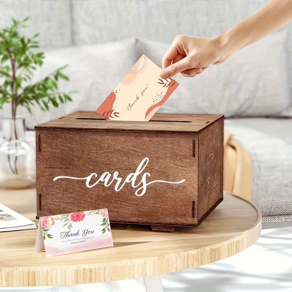 New Wooden Wedding Card Box De - Wedding Card Box recension och pris