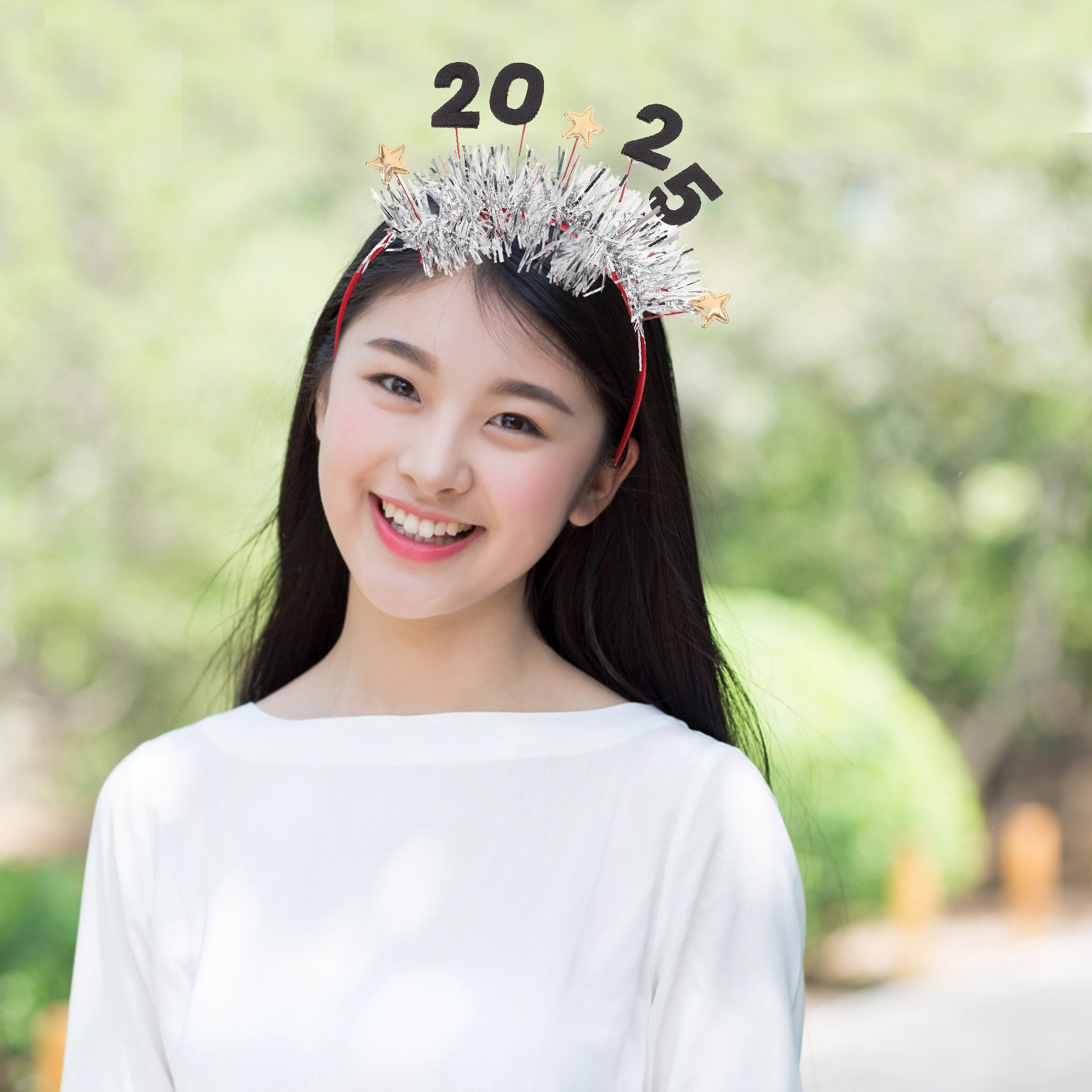 2025 New Year Headband Star Th - Photo Booth Prop recension och pris