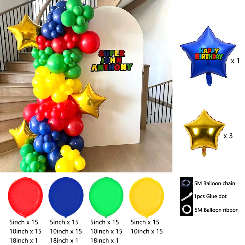 Mushroom Star Balloon Garland  - Wedding Superstar recension och pris