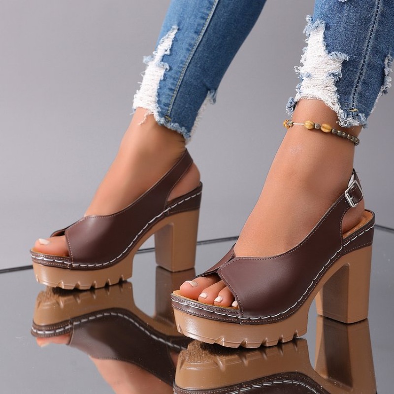 Women's Sandals Chunky High He - Wedding Fx recension och pris