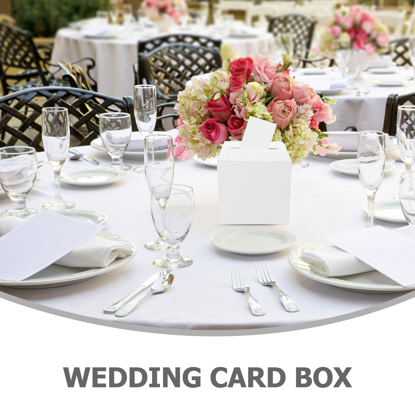 1Set White Wedding Card Box Pa - Wedding Card Box recension och pris