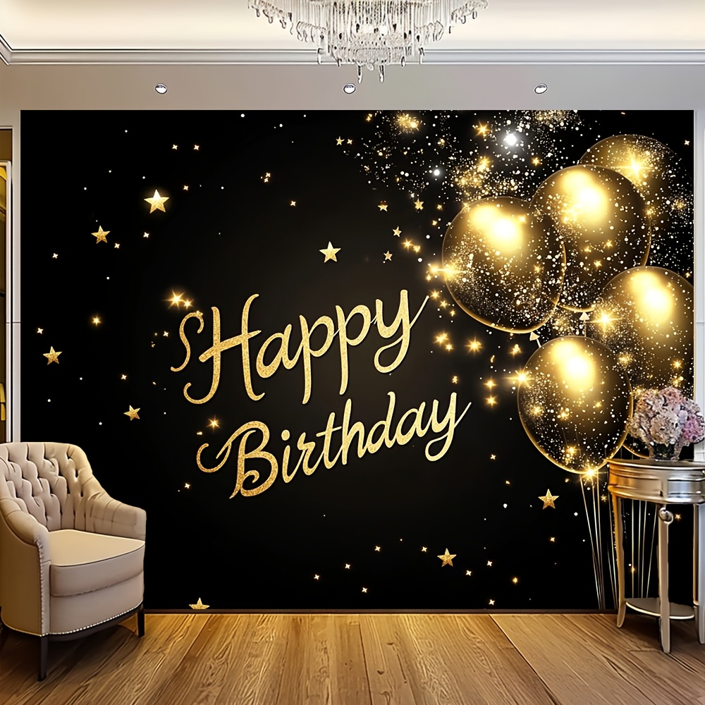 1pc super large black and gold - Wedding Superstar recension och pris
