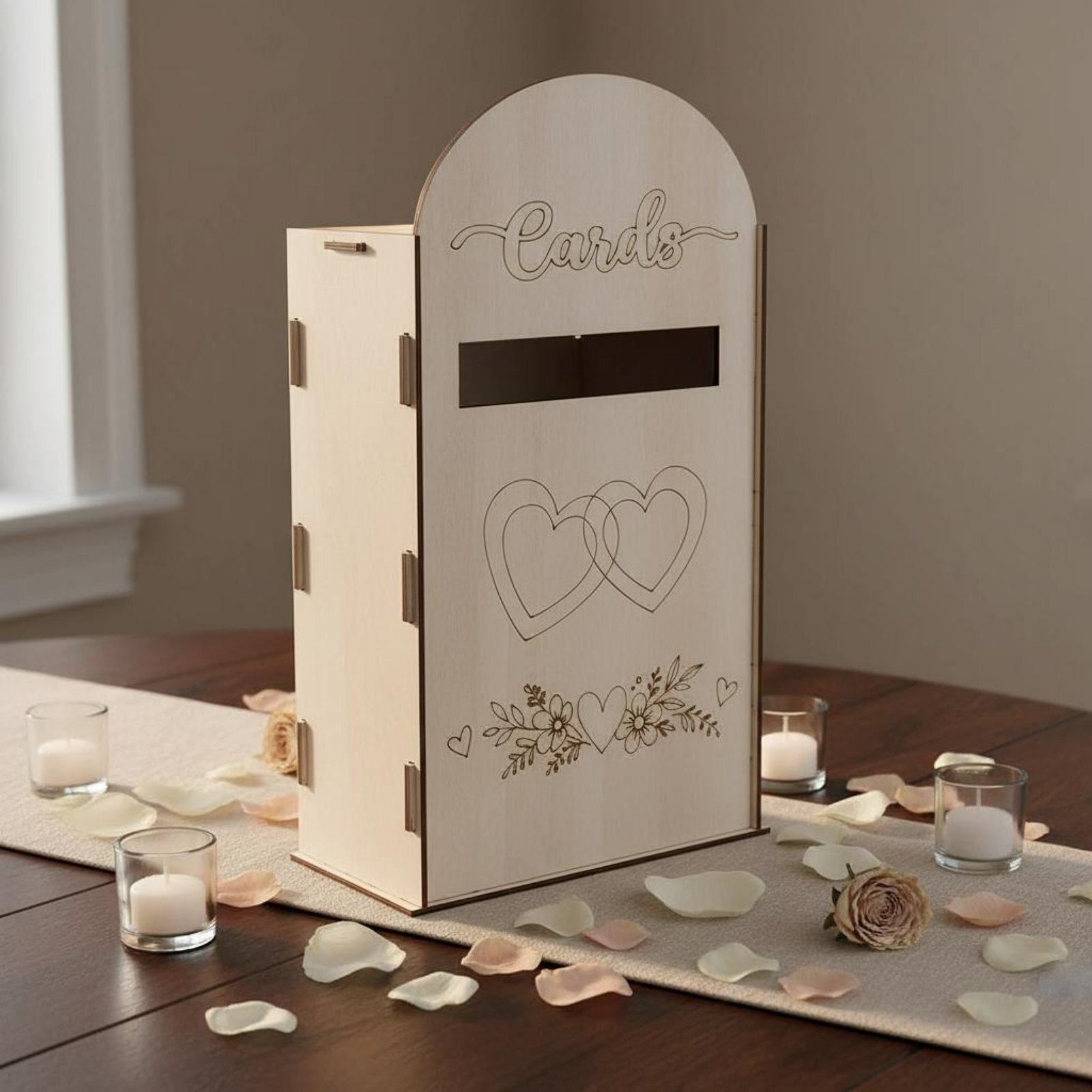 Wooden Wedding Card Box Laser  - Wedding Card Box recension och pris