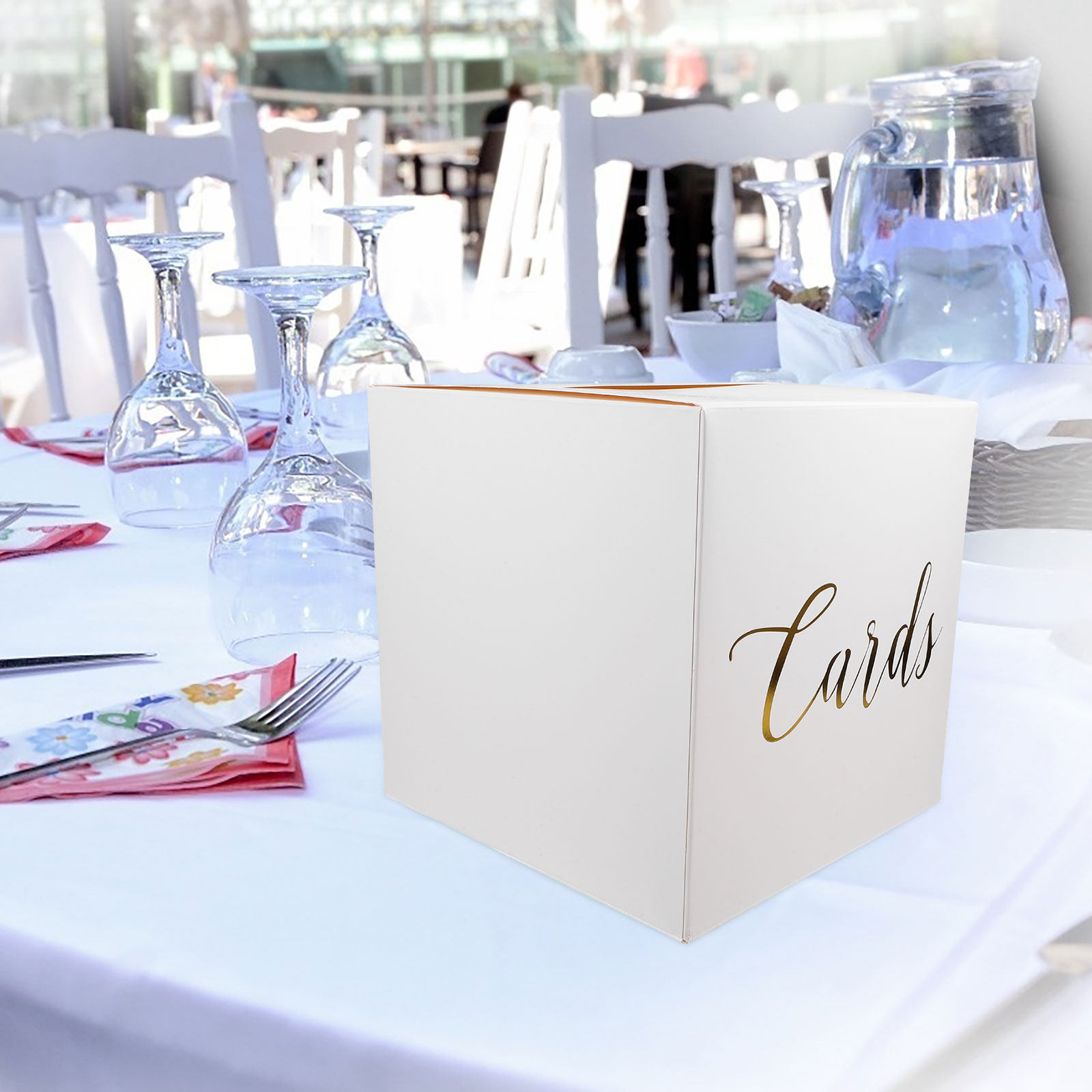 1Set Wedding Card Box Thick Pa - Wedding Card Box recension och pris