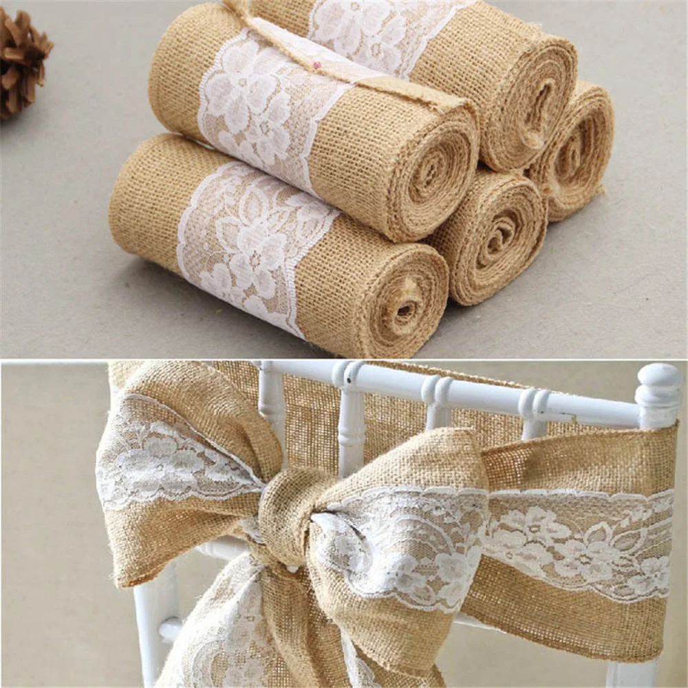 10PC Linen Chair Back Decorati - Supply Wedding Venue recension och pris