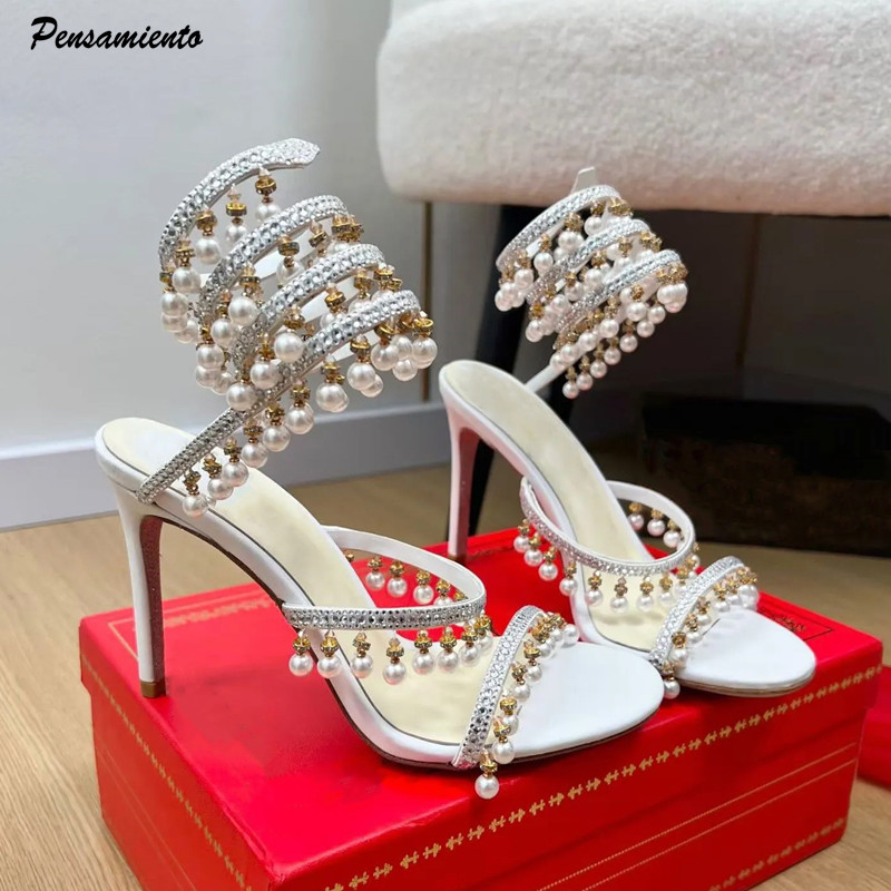 Luxury Rhinestones Pearls Tass - Wedding Fx recension och pris