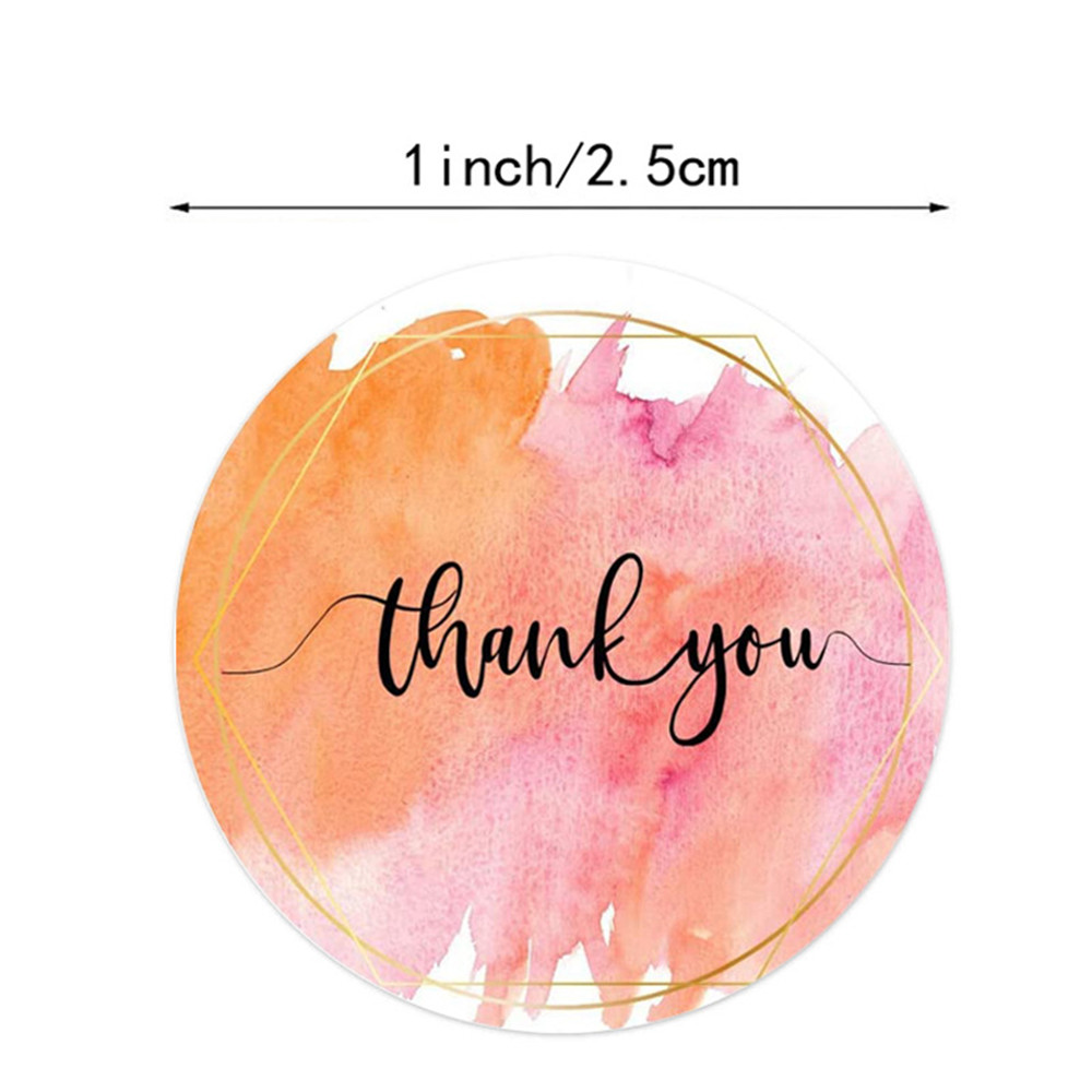 100-500 Pcs Thank You Stickers - Wedding Supply Business recension och pris