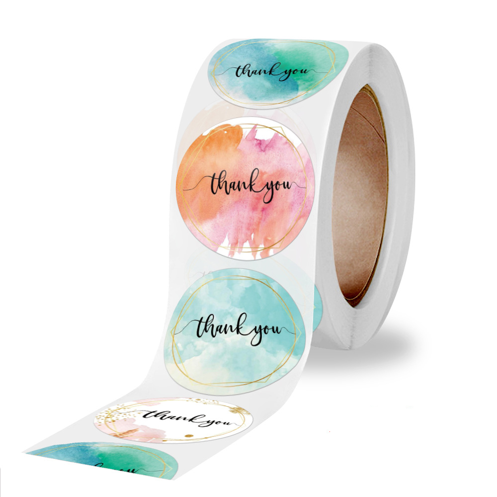 100-500 Pcs Thank You Stickers - Wedding Supply Business recension och pris