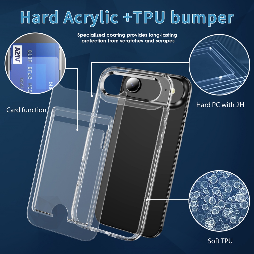 Luxury Clear Card Slot Holder  - Place Card Holder recension och pris